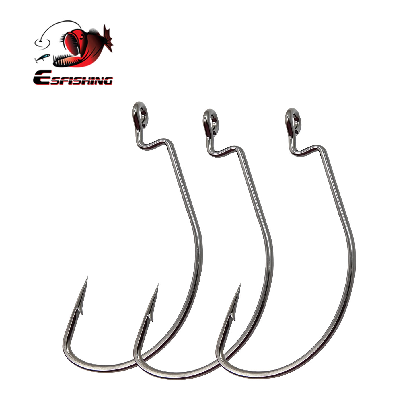 Fishing Equipment Ebay - Anzóis de Pesca ESFISHING Offset em