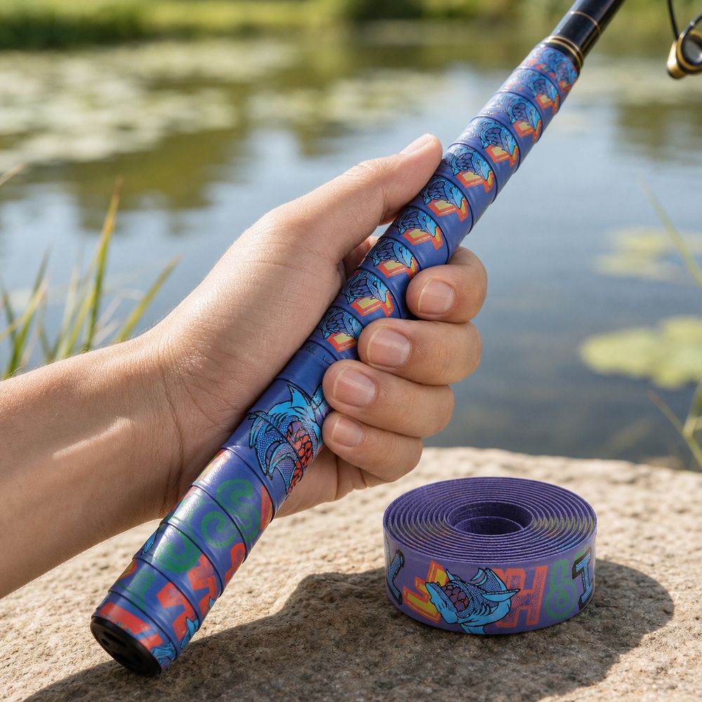 Fishing Rod Wrap Tape - Fita Adesiva Antiderrapante Colorida para Raquete