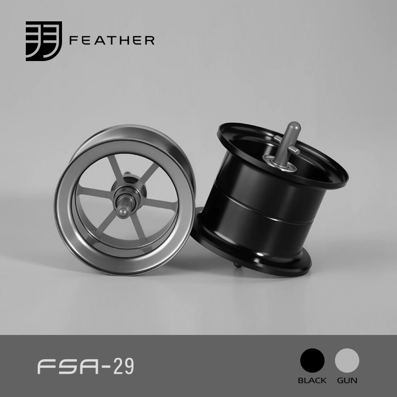 Fluorocarbon Line - Carretel de Pesca Modificado FEATHER para