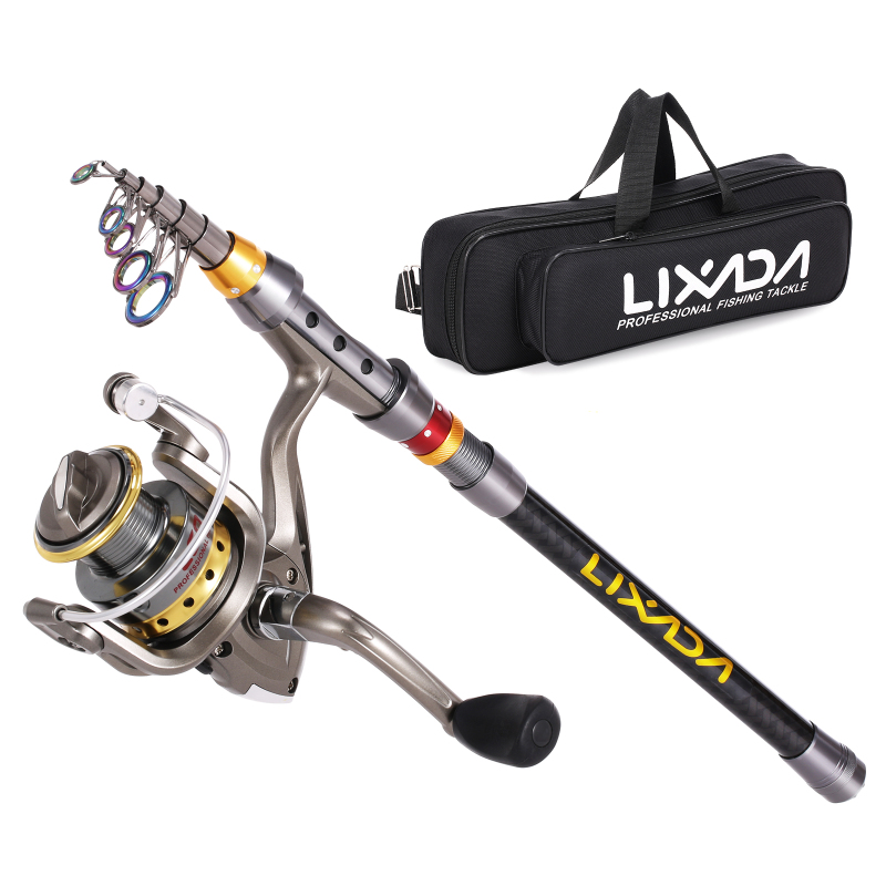 Fishing Equipment Europe - Lixada-Telescópica Vara De Pesca e Carretel
