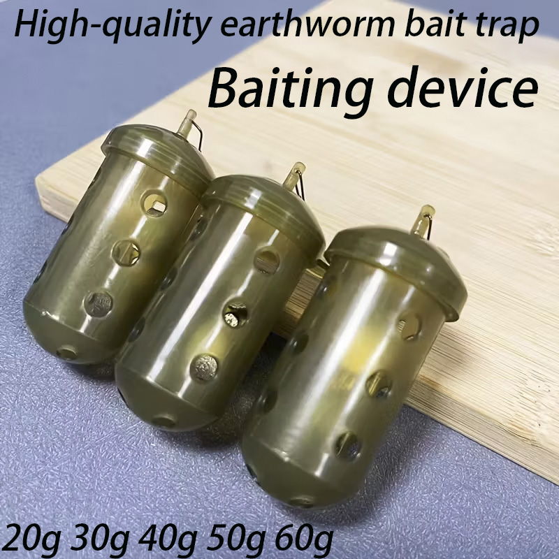 Fishing Equipment Ebay - Gaiola Cilíndrica para Iscas de Pesca,