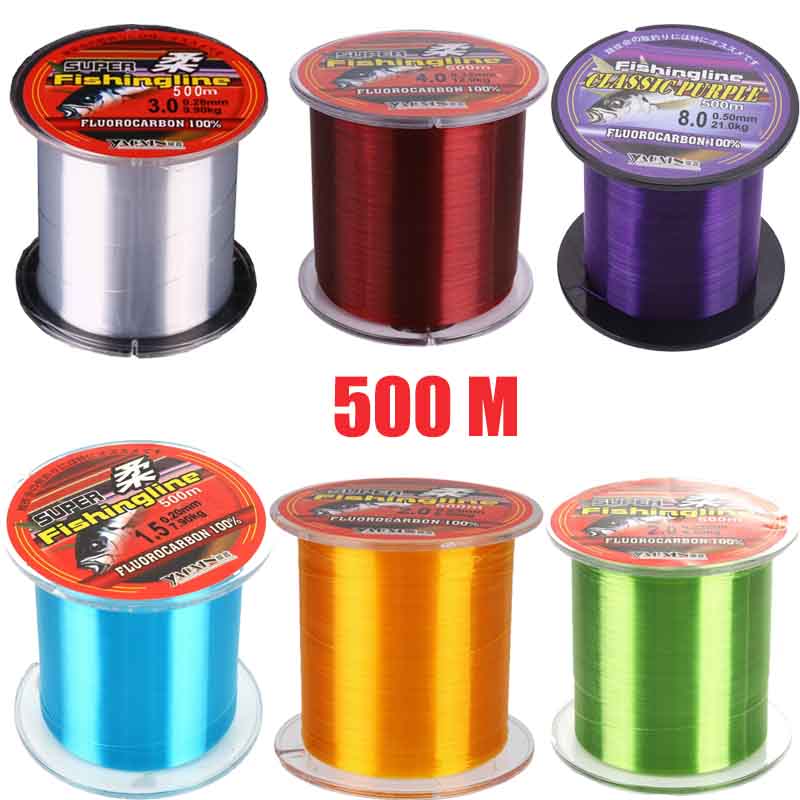 Fluorocarbon Line - 1pc 500m linha de pesca super