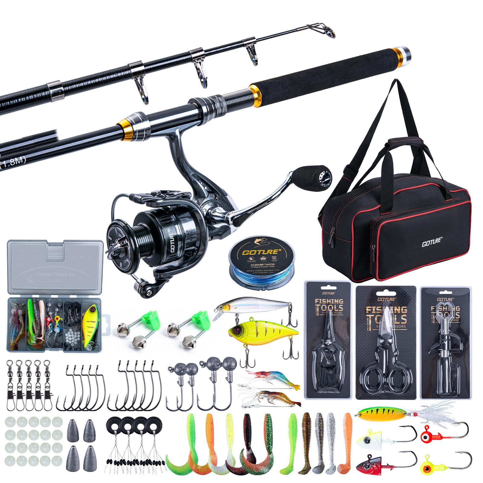 Fishing Equipment Europe - Goture vara de pesca telescópica e