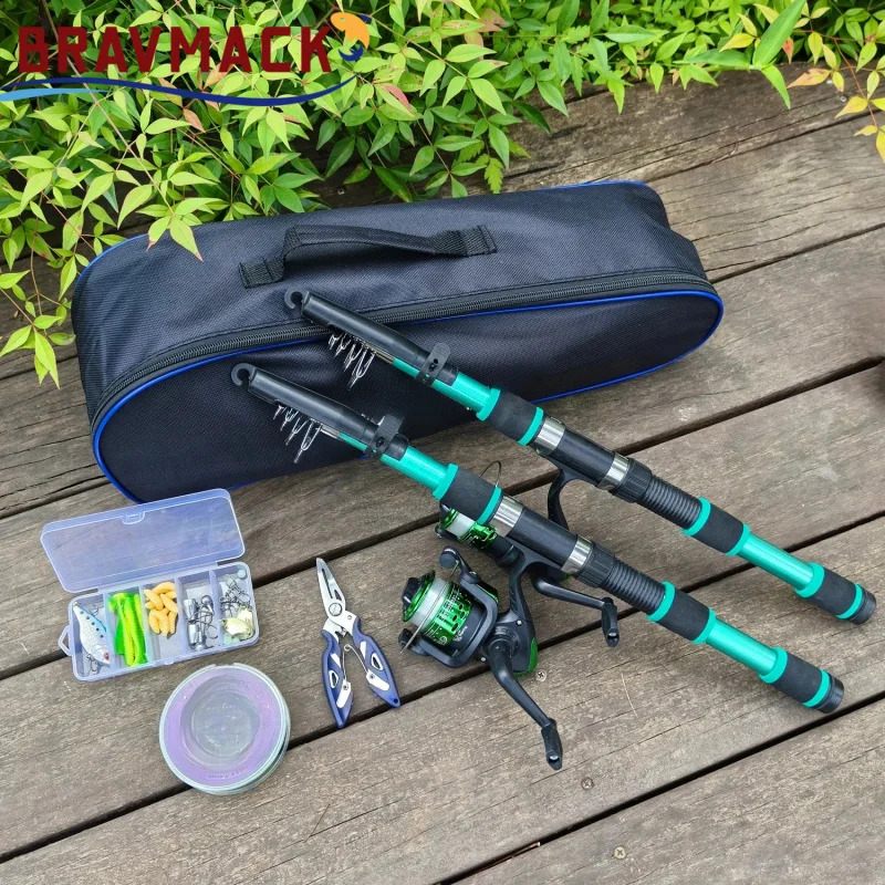 BRAVMACK Combo de vara de pesc - Fishing Equipment Europe avaliação e preço