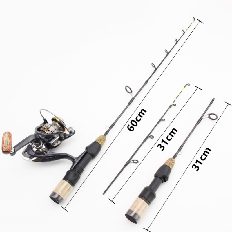60cm 2 dicas haste carretel co - Fishing Equipment Europe avaliação e preço