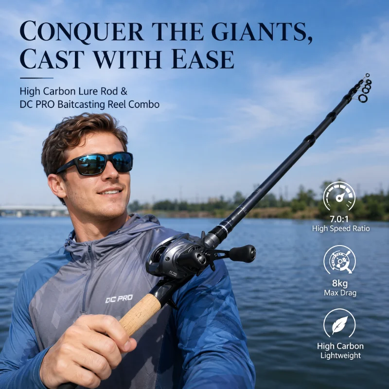 DEUKIO Conjunto de Vara e Carr - Fishing Equipment Europe avaliação e preço