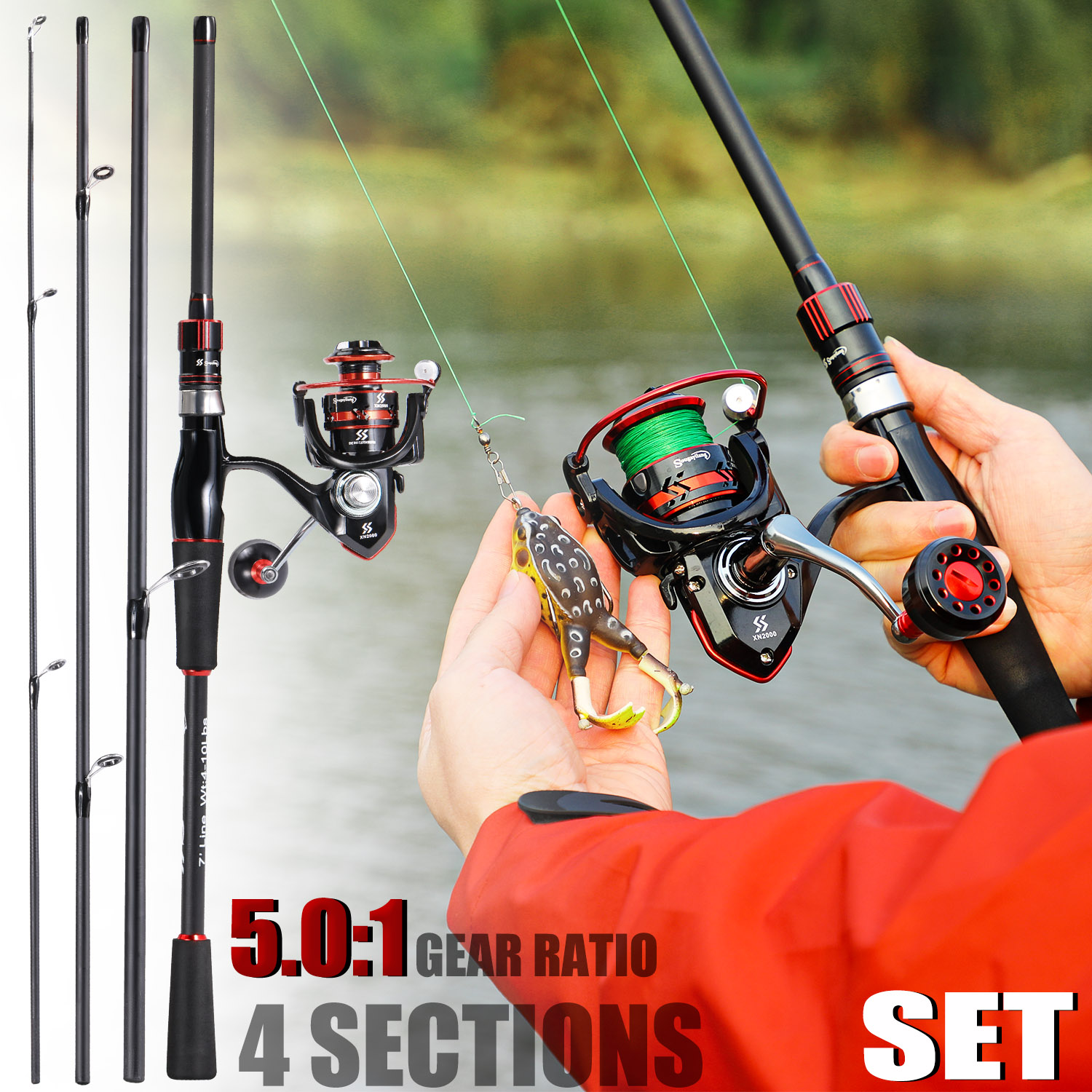 Sougayilang conjunto de pesca  - Fishing Equipment Europe avaliação e preço