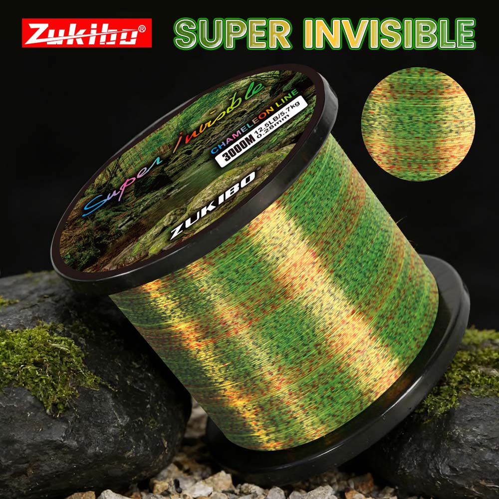 Zukibo 3d moteado linha amarel - Fluorocarbon Line avaliação e preço