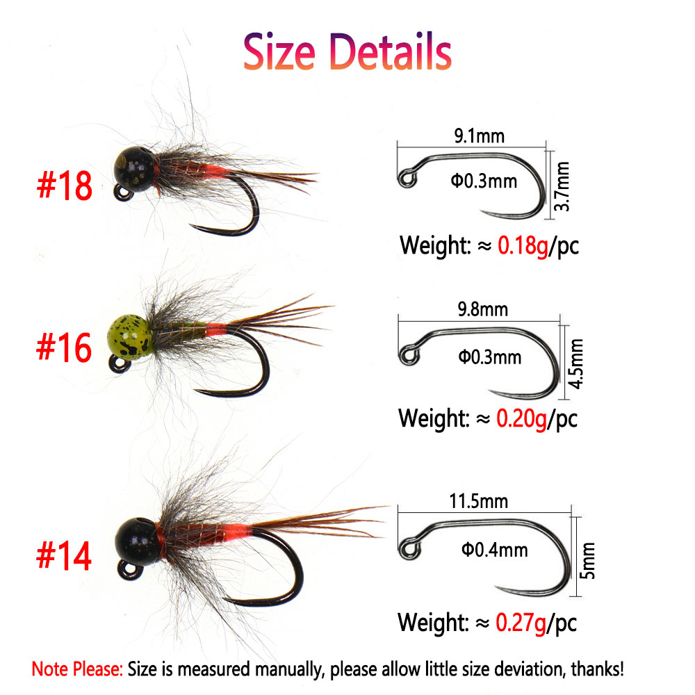 6PCS # 14 # 16 # 18 Iscas de P - Fishing Equipment Europe avaliação e preço