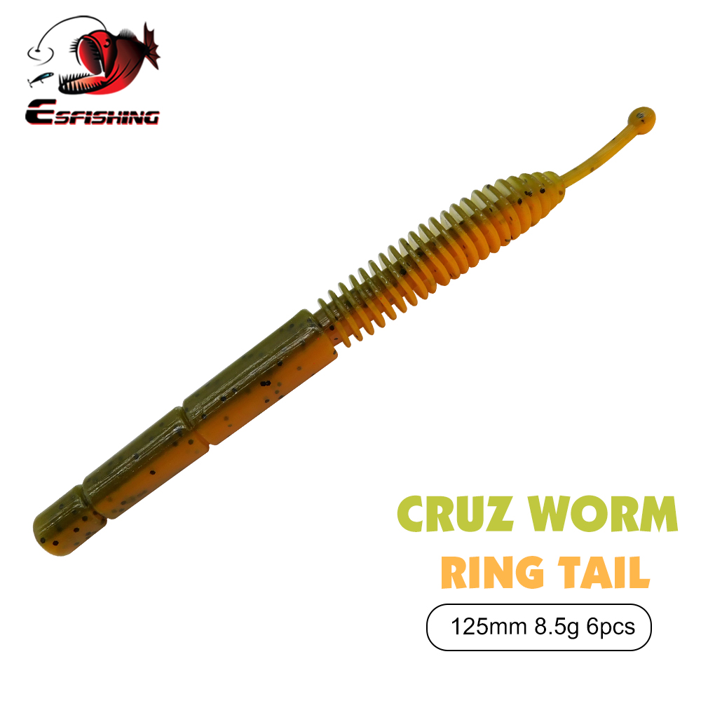 Esfishing isca macia cruz worm - Fishing Equipment Ebay avaliação e preço