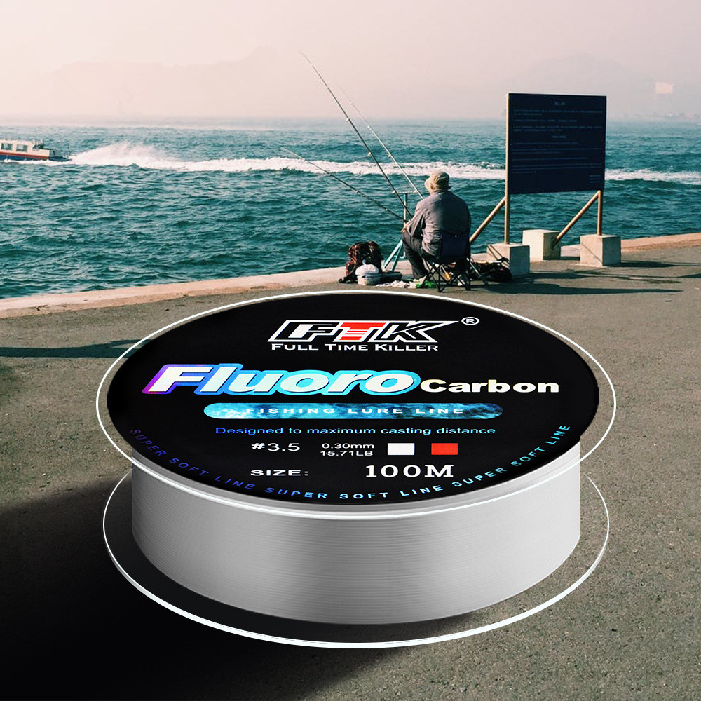 Linha de pesca com isca de flu - Fluorocarbon Line avaliação e preço