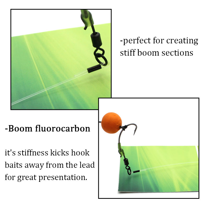 Pesca da carpa hooklink boom f - Fluorocarbon Line avaliação e preço