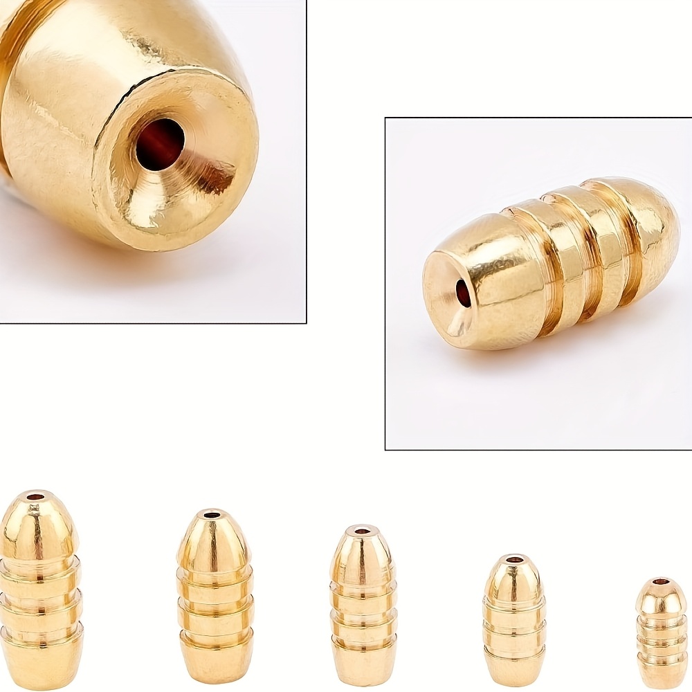 20 pçs latão cobre chumbadas d - Fishing Equipment Fly avaliação e preço