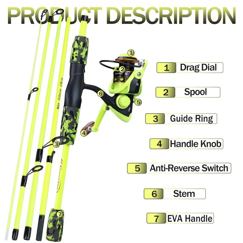 Conjunto de Vara de Pesca Port - Fishing Equipment Europe avaliação e preço