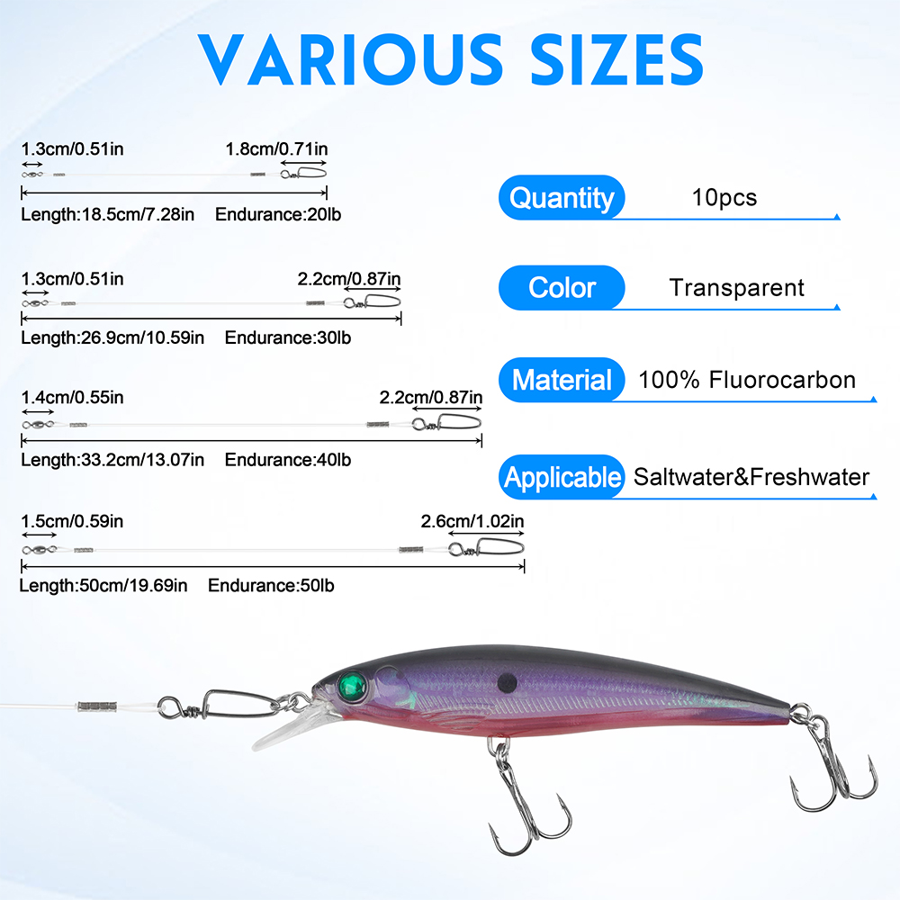 Líderes de pesca de fluorocarb - Fluorocarbon Line avaliação e preço