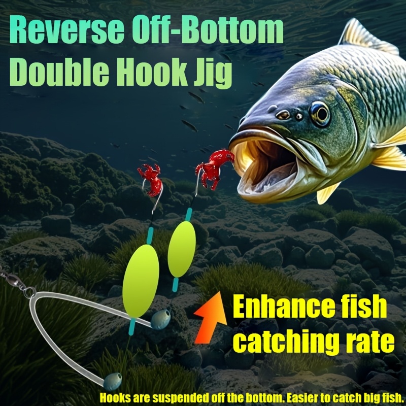 3 pçs reverso fora inferior du - Fishing Equipment Ebay avaliação e preço