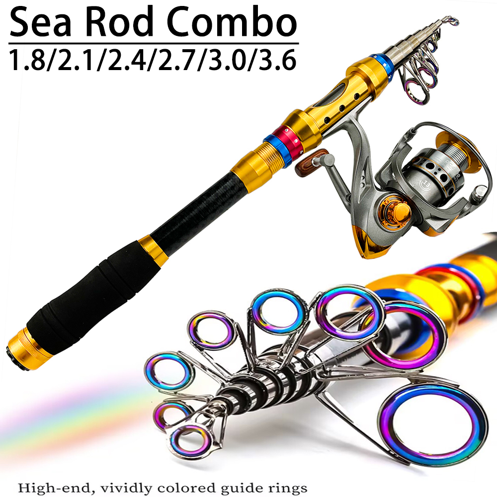 Vara de pesca telescópica de 1 - Fishing Equipment Europe avaliação e preço